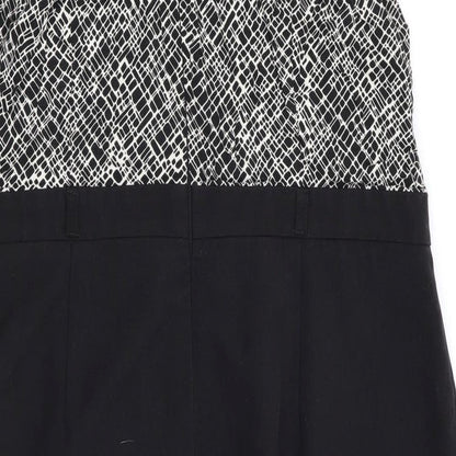 BHS Womens Multicoloured Geometric  Fit & Flare  Size 20