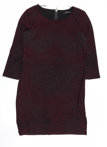 villa Womens Multicoloured   Fit & Flare  Size M