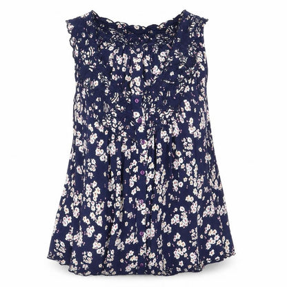 Womens UK Size 8 River Island Blue Basic Blouse