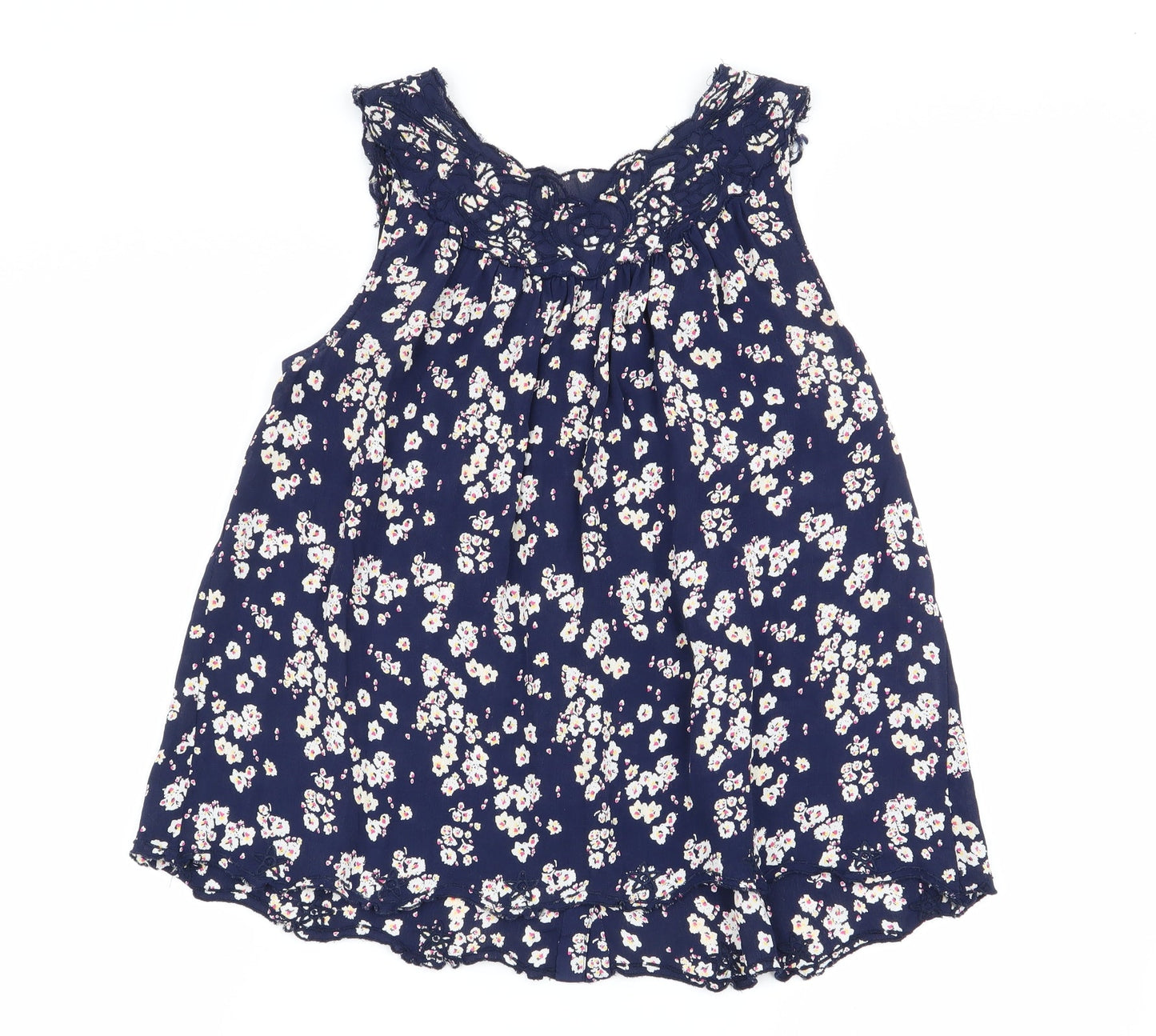 Womens UK Size 8 River Island Blue Basic Blouse