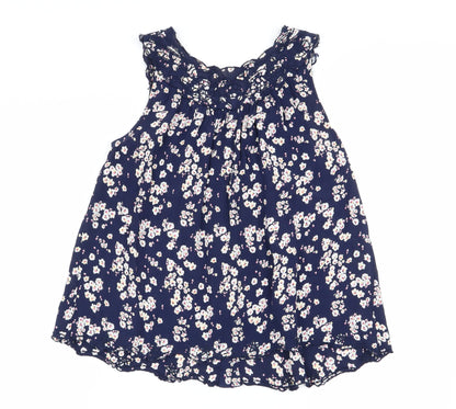 Womens UK Size 8 River Island Blue Basic Blouse