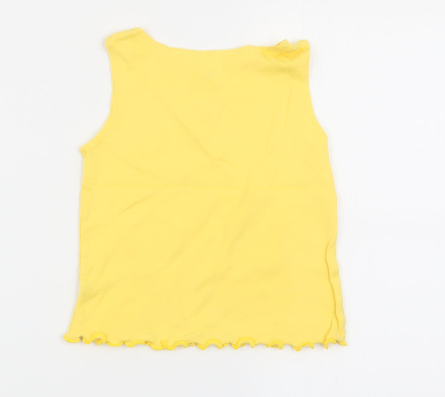 BHS Girls Yellow   Basic Tank Size 5 Years