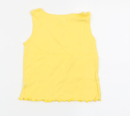 BHS Girls Yellow   Basic Tank Size 5 Years