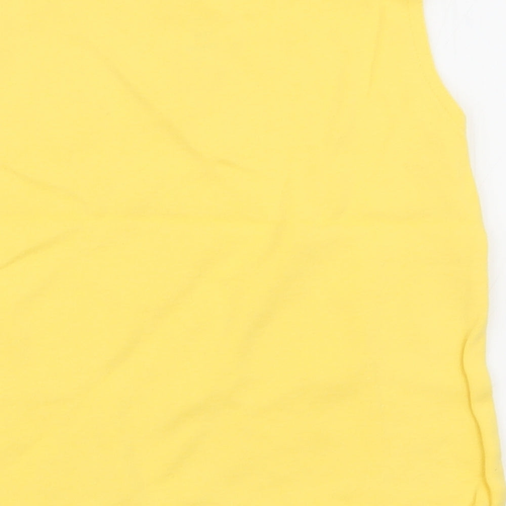 BHS Girls Yellow   Basic Tank Size 5 Years