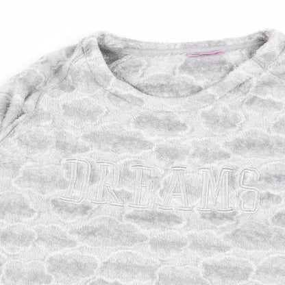 ESMARA Womens Grey Geometric  Babydoll Pyjama Top Size 14