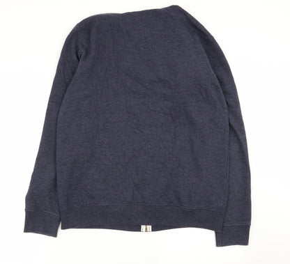 Asda George Mens Blue   Full Zip Jumper Size M