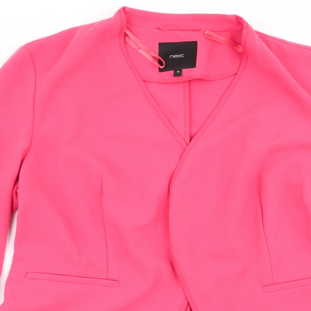 NEXT Womens Red   Jacket Blazer Size 10