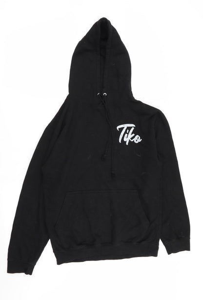 JUST HOODS Mens Black   Pullover Jumper Size S