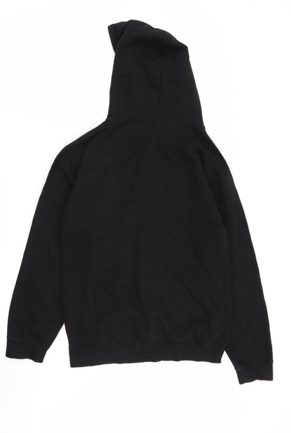 JUST HOODS Mens Black   Pullover Jumper Size S