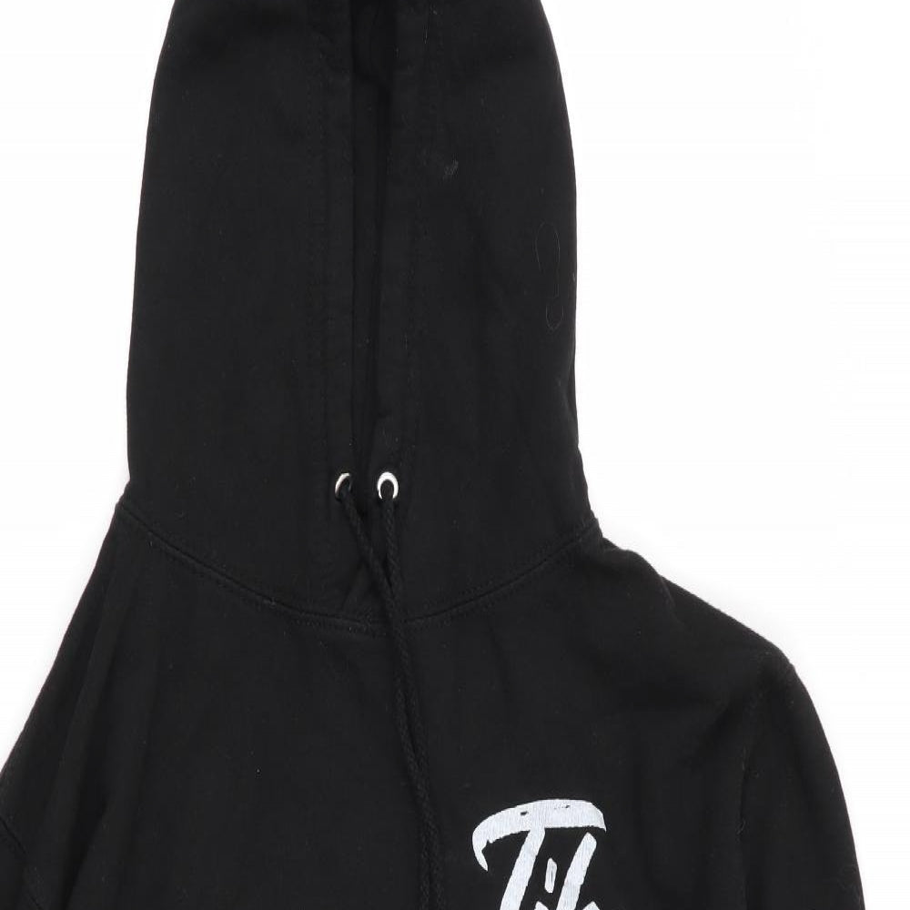 JUST HOODS Mens Black   Pullover Jumper Size S