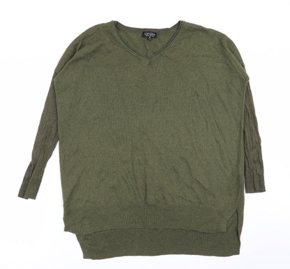 Womens UK Size 8 Topshop Green Pullover Jumper