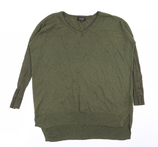 Womens UK Size 8 Topshop Green Pullover Jumper