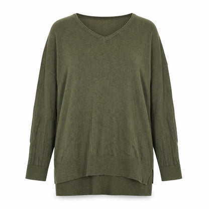 Womens UK Size 8 Topshop Green Pullover Jumper