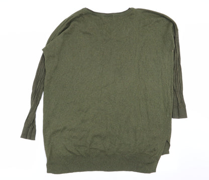 Womens UK Size 8 Topshop Green Pullover Jumper