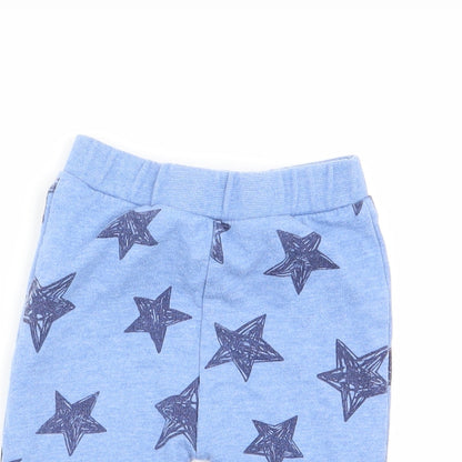 Lullaby Boys Blue Geometric  Capri Trousers Size 0-3 Months  - shorts