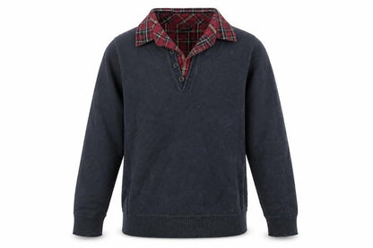 Mens UK Size S north coast Blue Pullover Jumper
