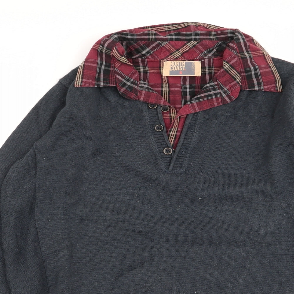 north coast Mens Blue   Pullover Jumper Size S