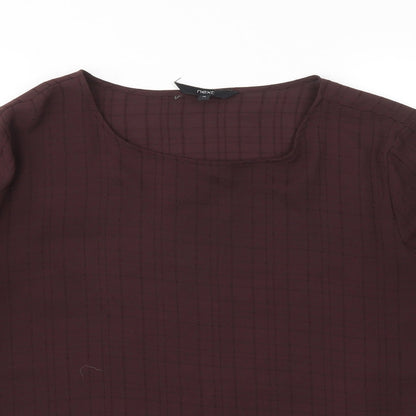 NEXT Womens Red   Basic Blouse Size 14