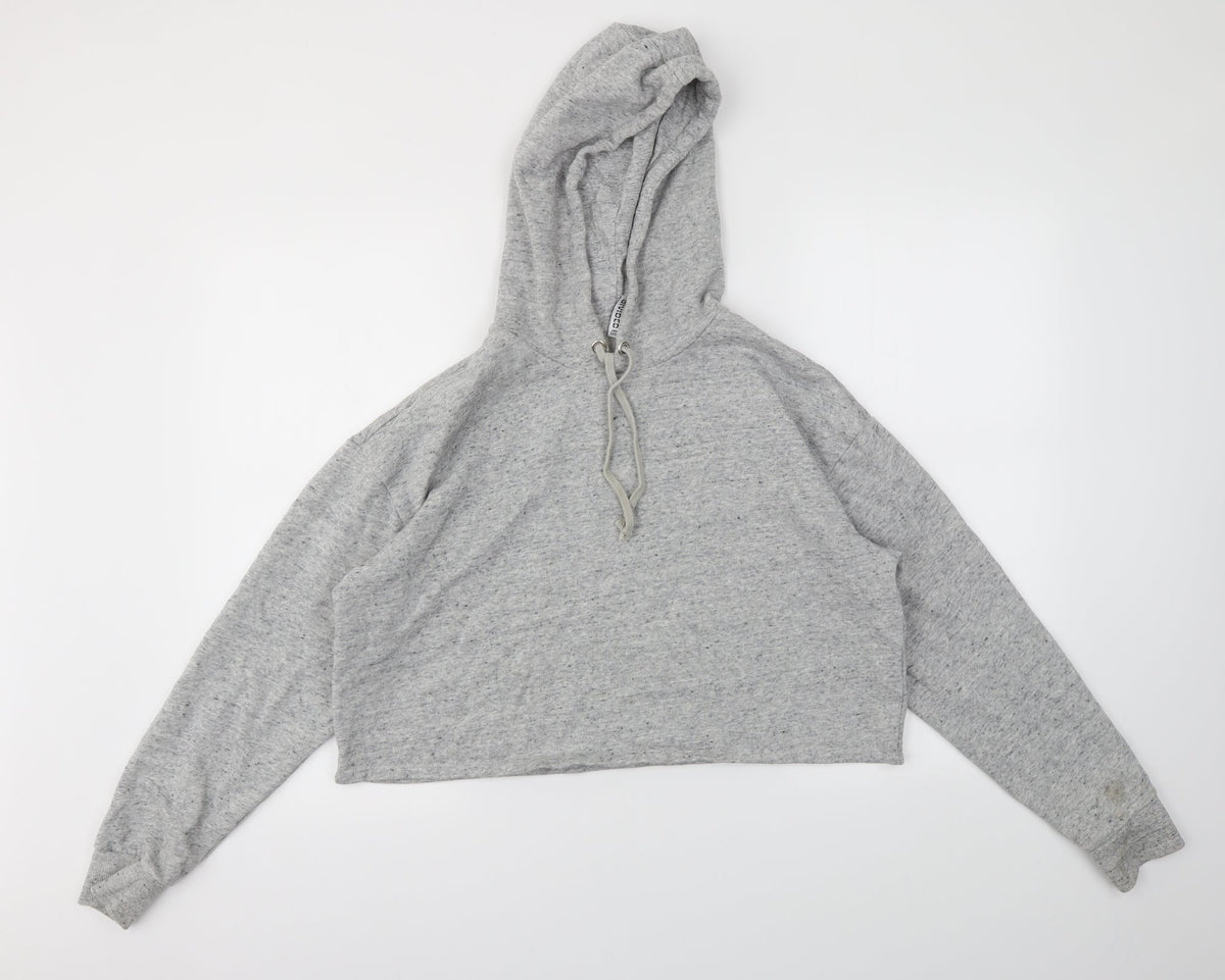 Front view of H&M women’s grey jumper, size L