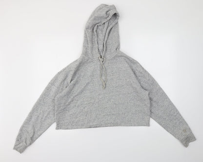 Front view of H&M women’s grey jumper, size L