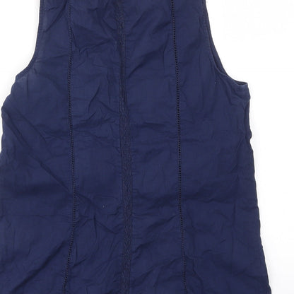 Warehouse Womens Blue   Basic T-Shirt Size 12