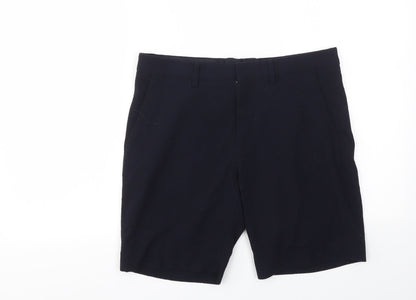 H&M Womens Blue   Cut-Off Shorts Size 32