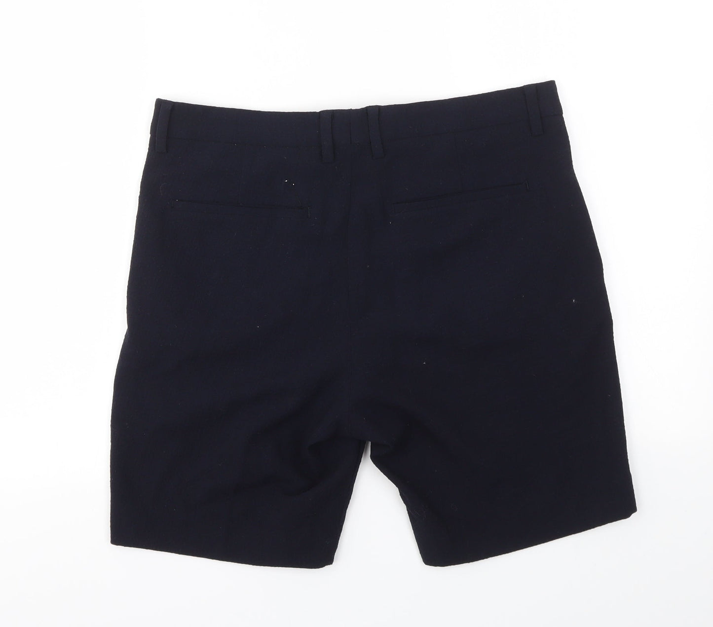 H&M Womens Blue   Cut-Off Shorts Size 32