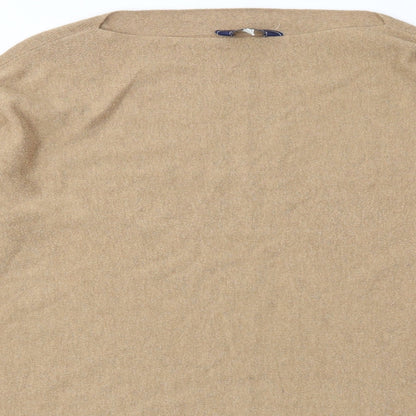 Close-up detail of JOUELS women’s beige jumper, size UK 10