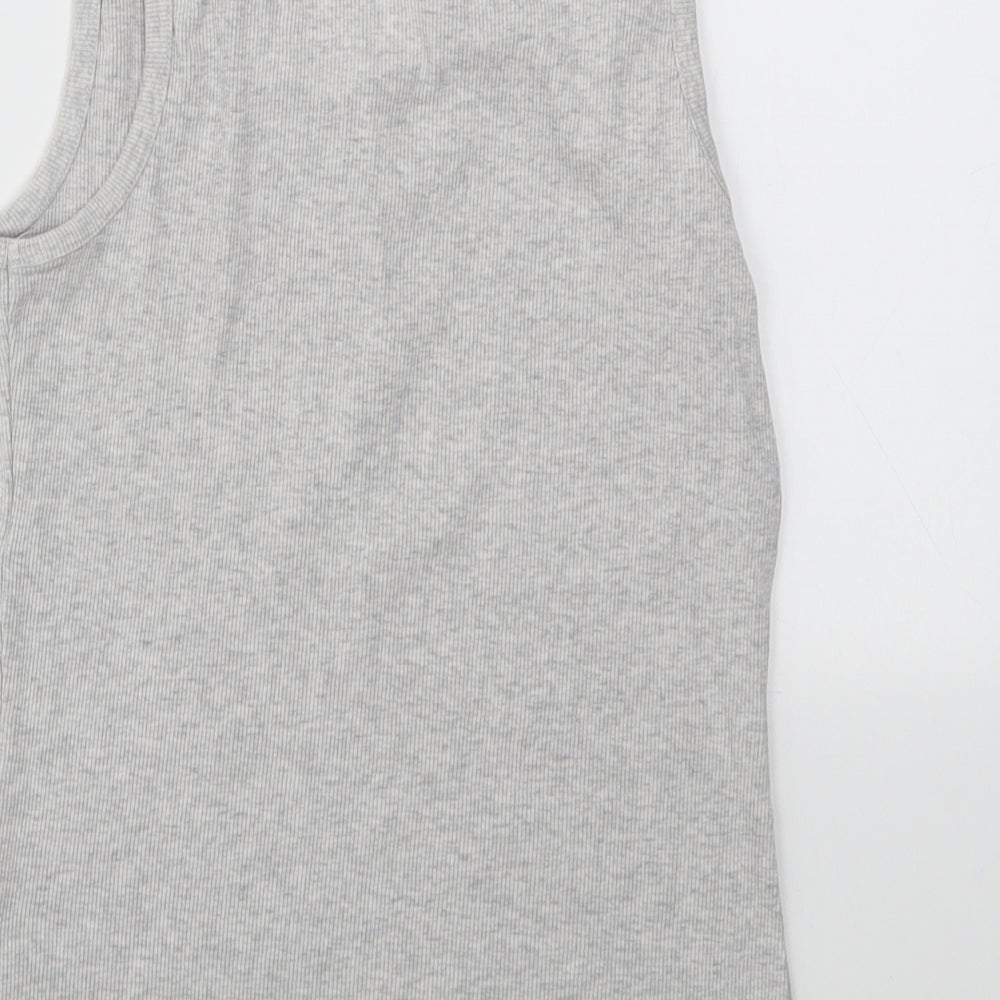 M&S Girls Grey   Basic T-Shirt Size 11-12 Years