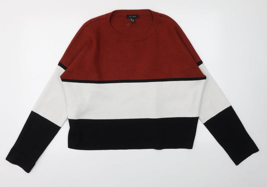 Primark Womens Multicoloured Striped  Pullover Jumper Size L