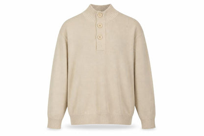 Mens UK Size M Cotton Traders Beige Pullover Sweatshirt