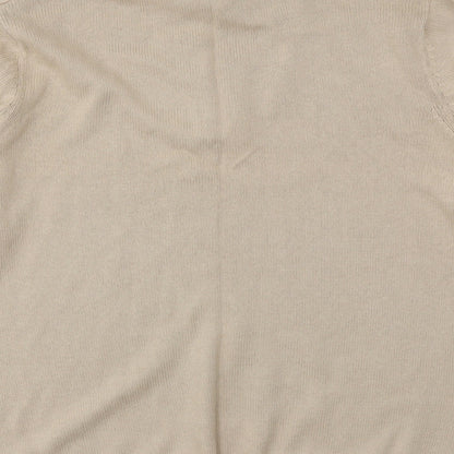Mens UK Size M Cotton Traders Beige Pullover Sweatshirt