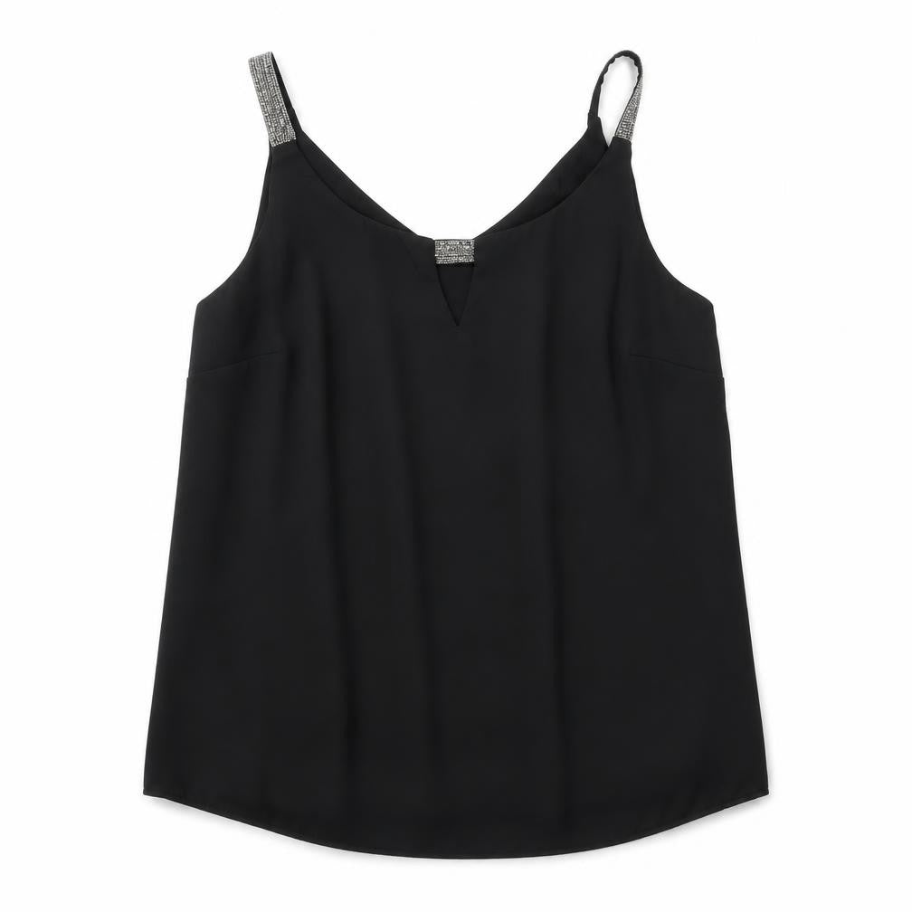 Womens UK Size 8 Dorothy Perkins Black Basic Blouse
