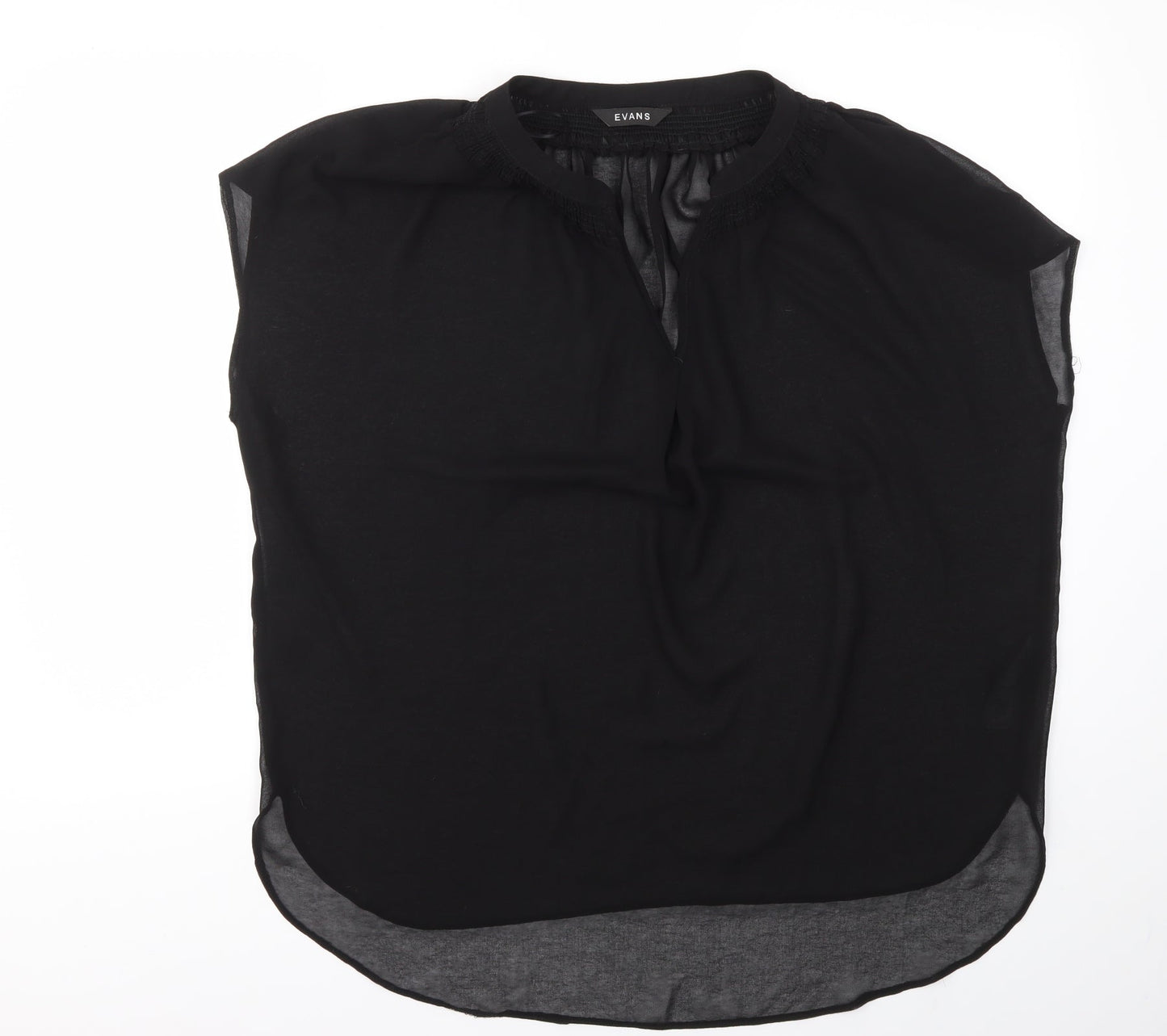 Evans Womens Black   Basic Blouse Size 14