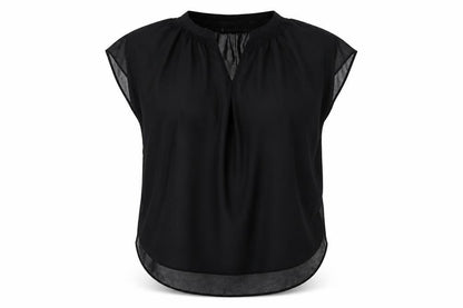Evans Womens Black   Basic Blouse Size 14