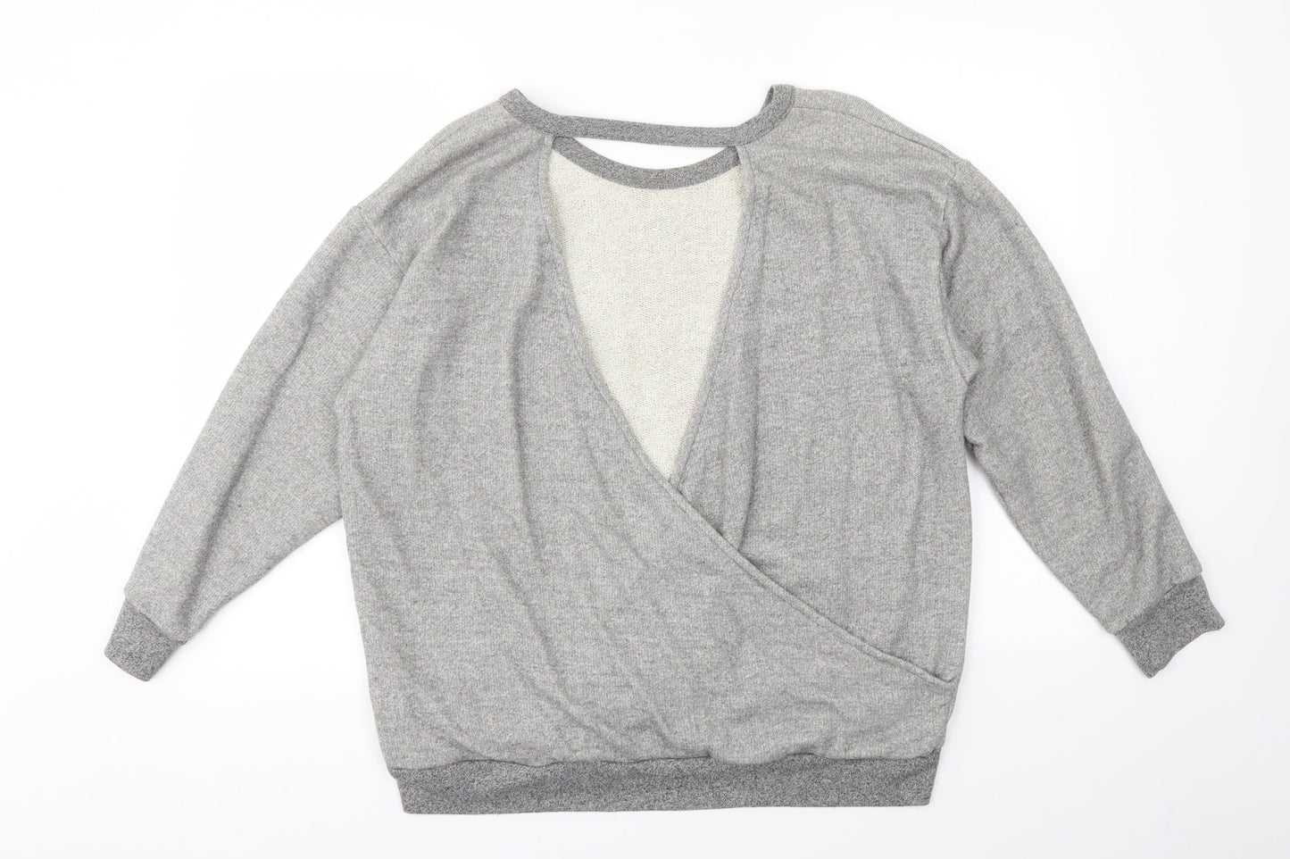 Light before dark Womens Grey   Pullover Jumper Size S