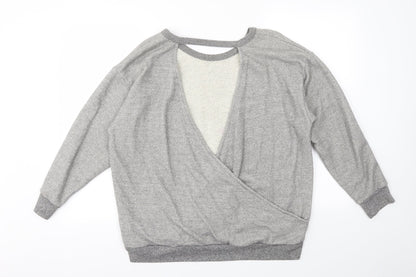 Light before dark Womens Grey   Pullover Jumper Size S