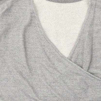 Light before dark Womens Grey   Pullover Jumper Size S