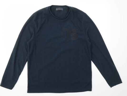 Primark Mens Blue   Pullover Sweatshirt Size M