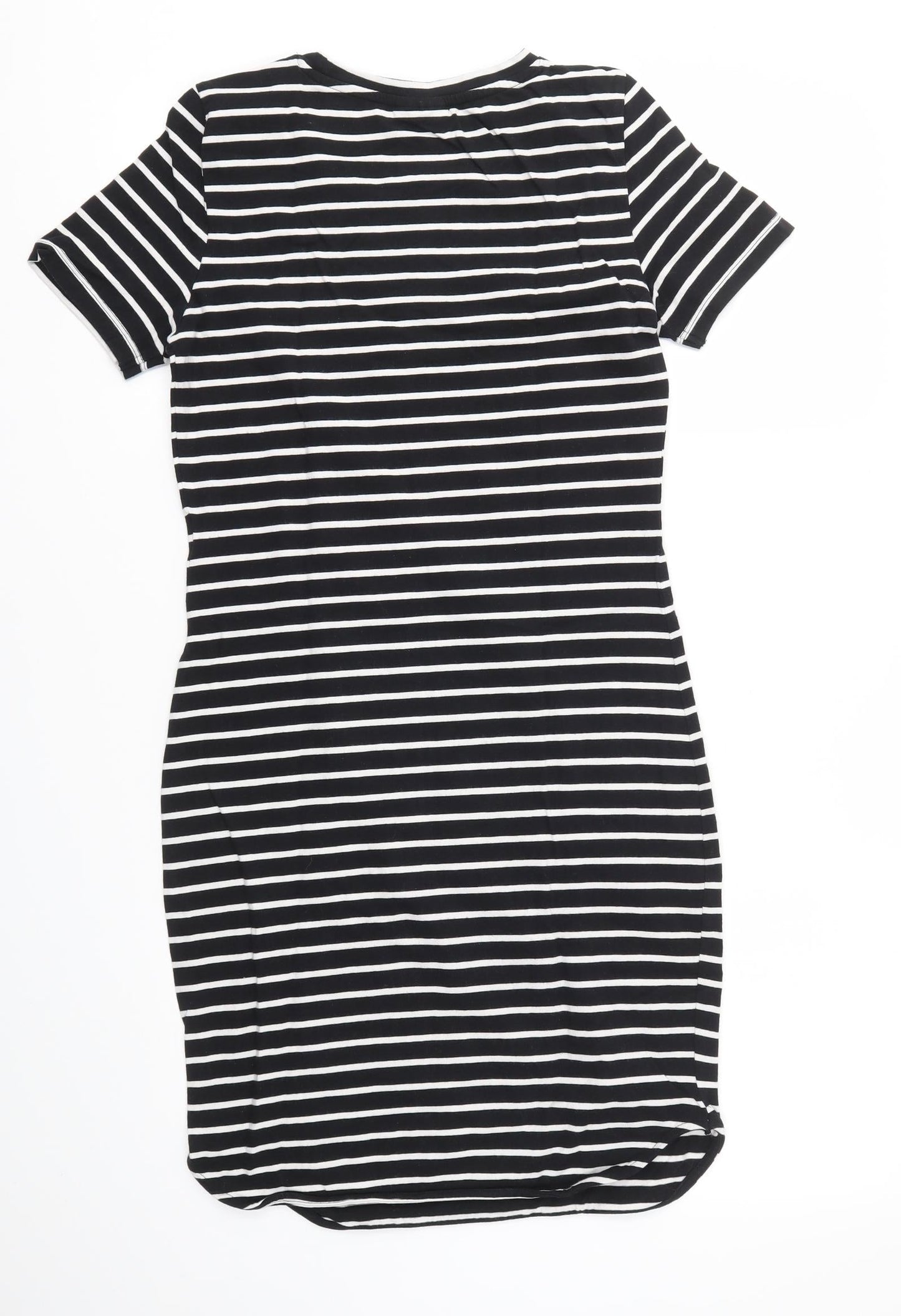 NOISY MAY  Womens Black Striped  Fit & Flare  Size XS