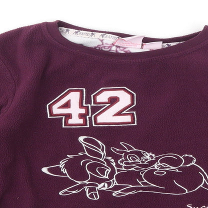 YD Boys Purple Geometric   Pyjama Top Size 7-8 Years