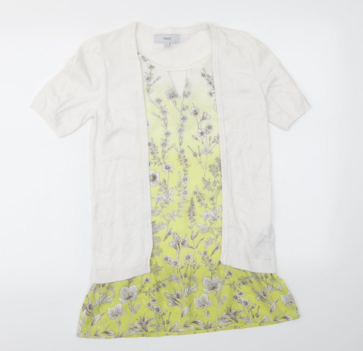 Womens UK Size 8 NEXT Multicoloured Basic T-Shirt