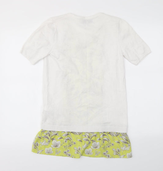 Womens UK Size 8 NEXT Multicoloured Basic T-Shirt