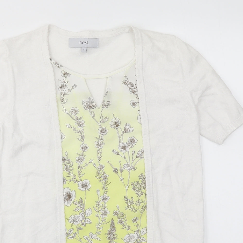 Womens UK Size 8 NEXT Multicoloured Basic T-Shirt
