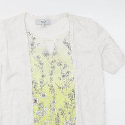 Womens UK Size 8 NEXT Multicoloured Basic T-Shirt