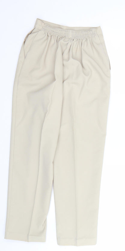 Saria of Manchester Womens Beige   Trousers  Size 12 L24 in