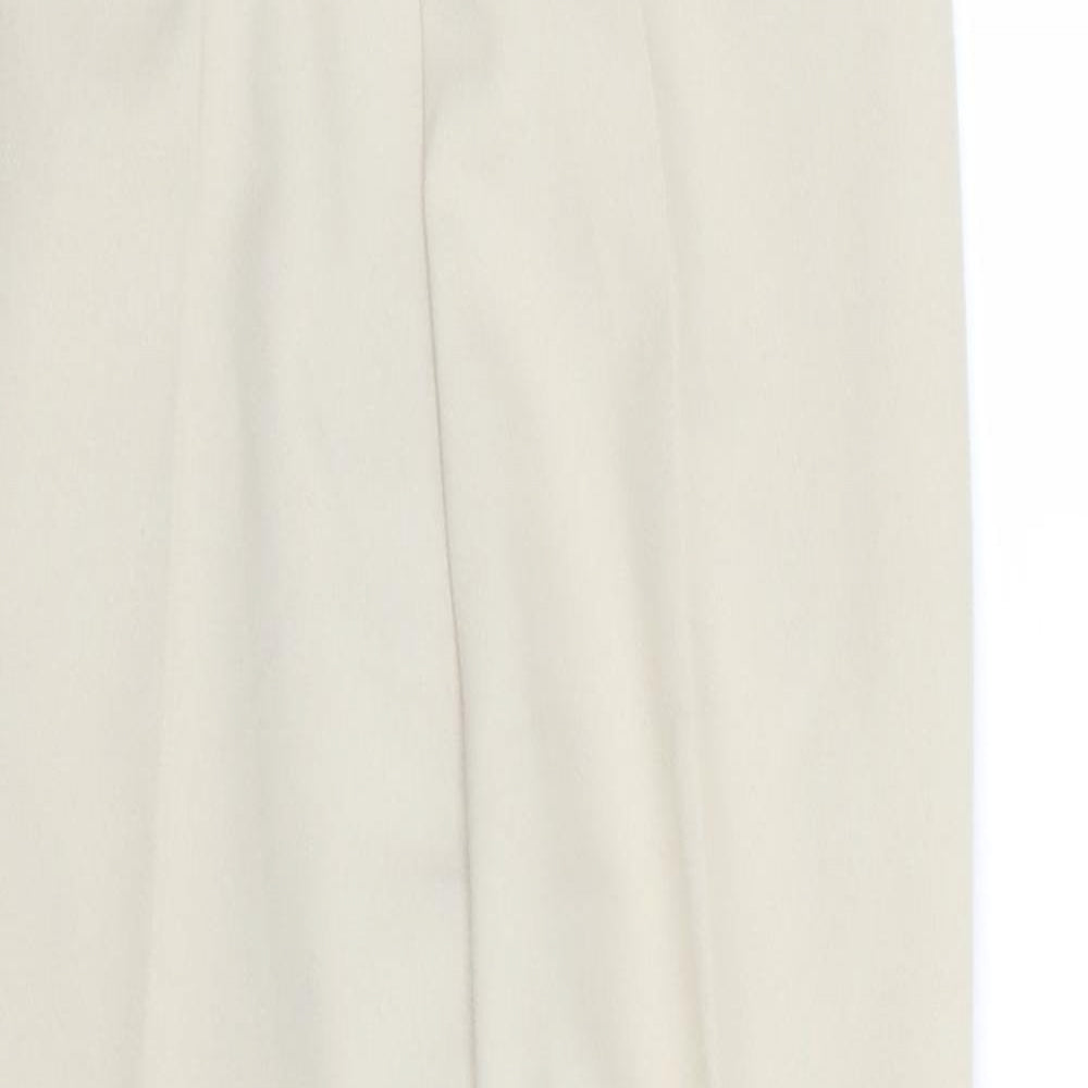 Saria of Manchester Womens Beige   Trousers  Size 12 L24 in