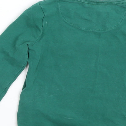 M&S Boys Green   Cami Pyjama Top Size 12-18 Months