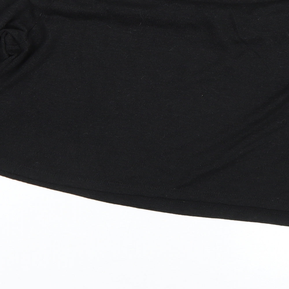 Brand and care label for Loungeable women’s black jumper, size UK 16