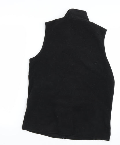 Back view of Result women’s black full zip sweatshirt, size L